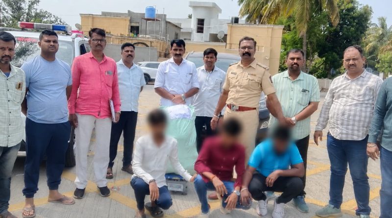 आंतरराज्यीय गांजा तस्करी टोळीचा पर्दाफाश; पुणे ग्रामीण पोलिसांची मोठी कारवाई, ७ आरोपींसह ३ कोटींचा मुद्देमाल जप्त
