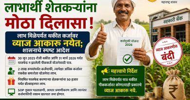 महाकर्जमुक्ती योजनेतील लाभार्थी शेतकऱ्यांना दिलासा, लाभ मिळेपर्यंत व्याज आकारू नयेत; शासनाचे स्पष्ट आदेश