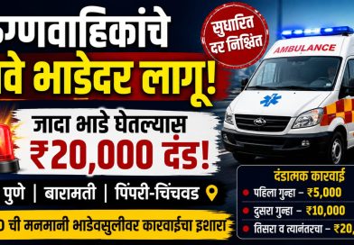रुग्णवाहिकांचे सुधारित भाडेदर लागू; जादा आकारणी केल्यास दंडात्मक कारवाई