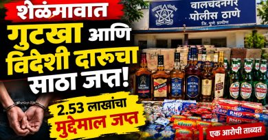 शेळगावात गुटखा आणि विदेशी दारूचा साठा जप्त; 2.53 लाखांचा मुद्देमाल हस्तगत शेळगावात गुटखा आणि विदेशी दारूचा साठा जप्त; 2.53 लाखांचा मुद्देमाल हस्तगत